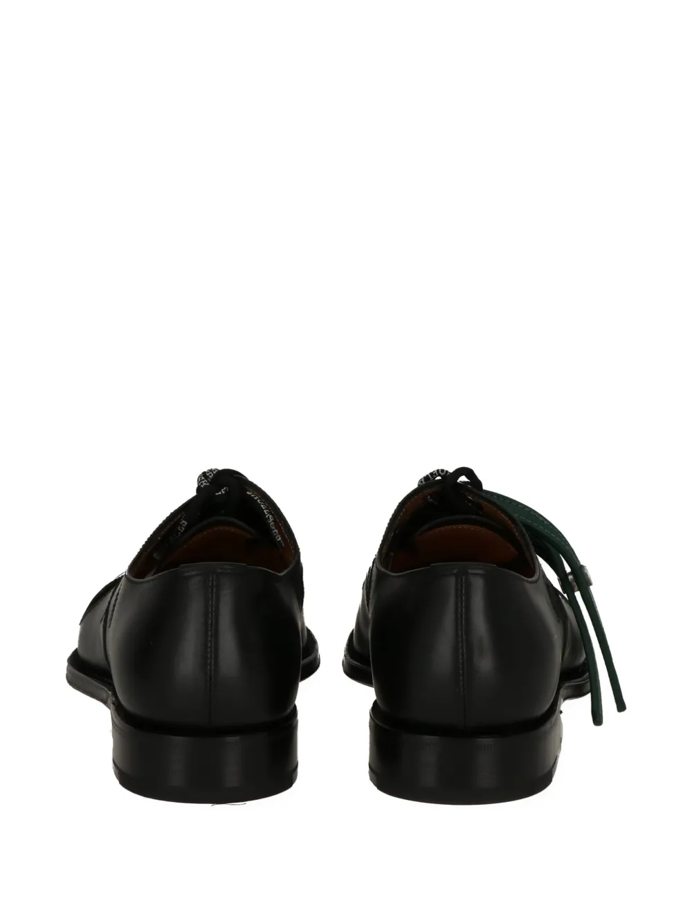 Church's Leren derby schoenen met uitgesneden details Zwart