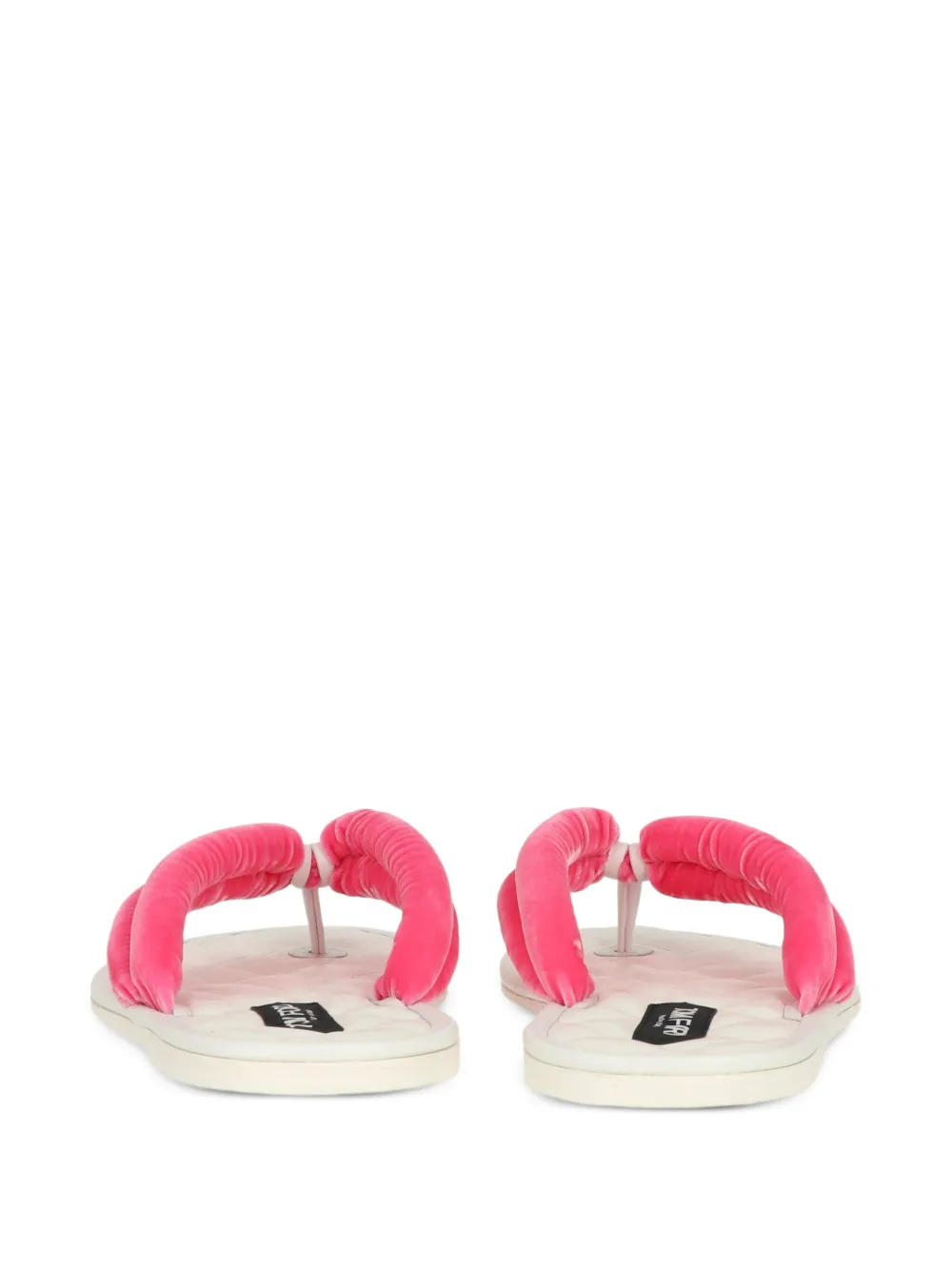 TOM FORD Gewatteerde teenslippers Roze