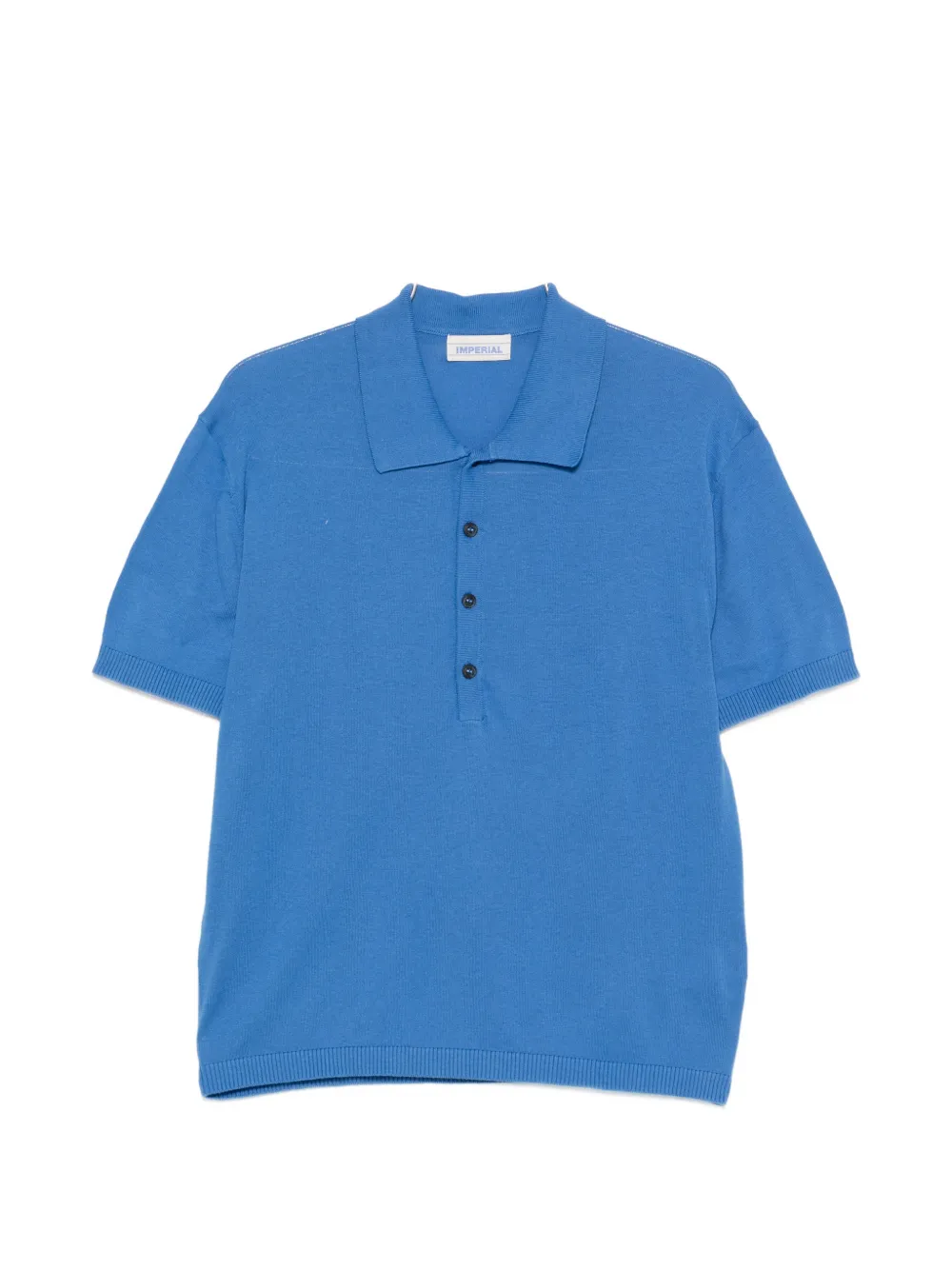 IMPERIAL cotton polo shirt - Blu