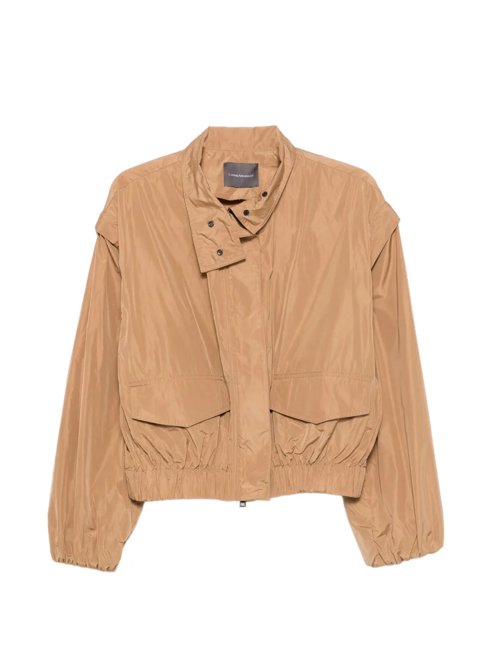 Lorena Antoniazzi elasticated-hem jacket - Toni neutri