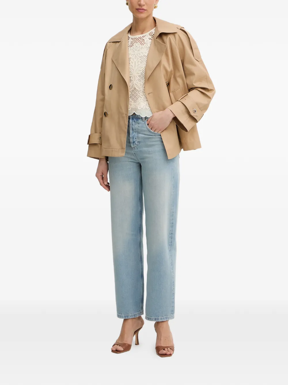 TWINSET Straight jeans Blauw