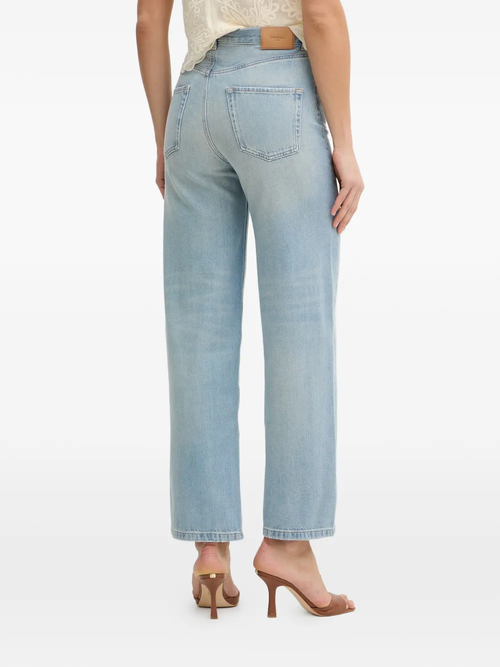 TWINSET Straight jeans Blauw