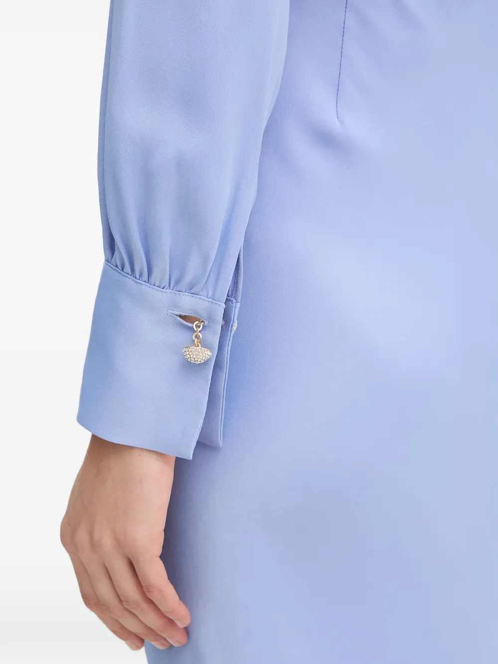 TWINSET Gesmockte jurk Blauw