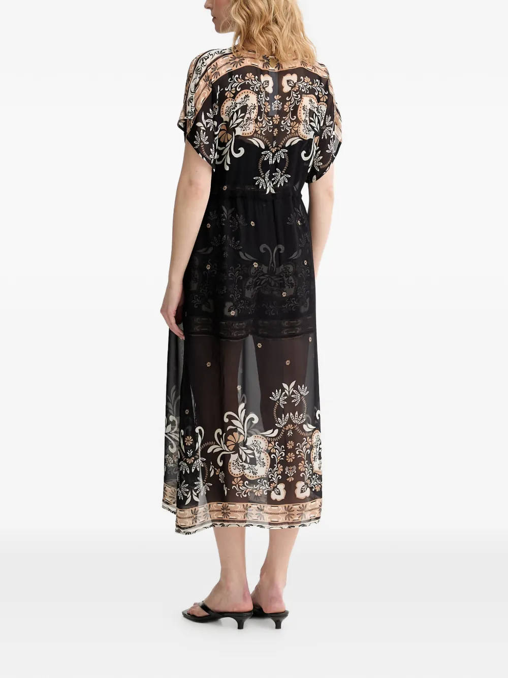 TWINSET Tuniek met trekkoord Zwart