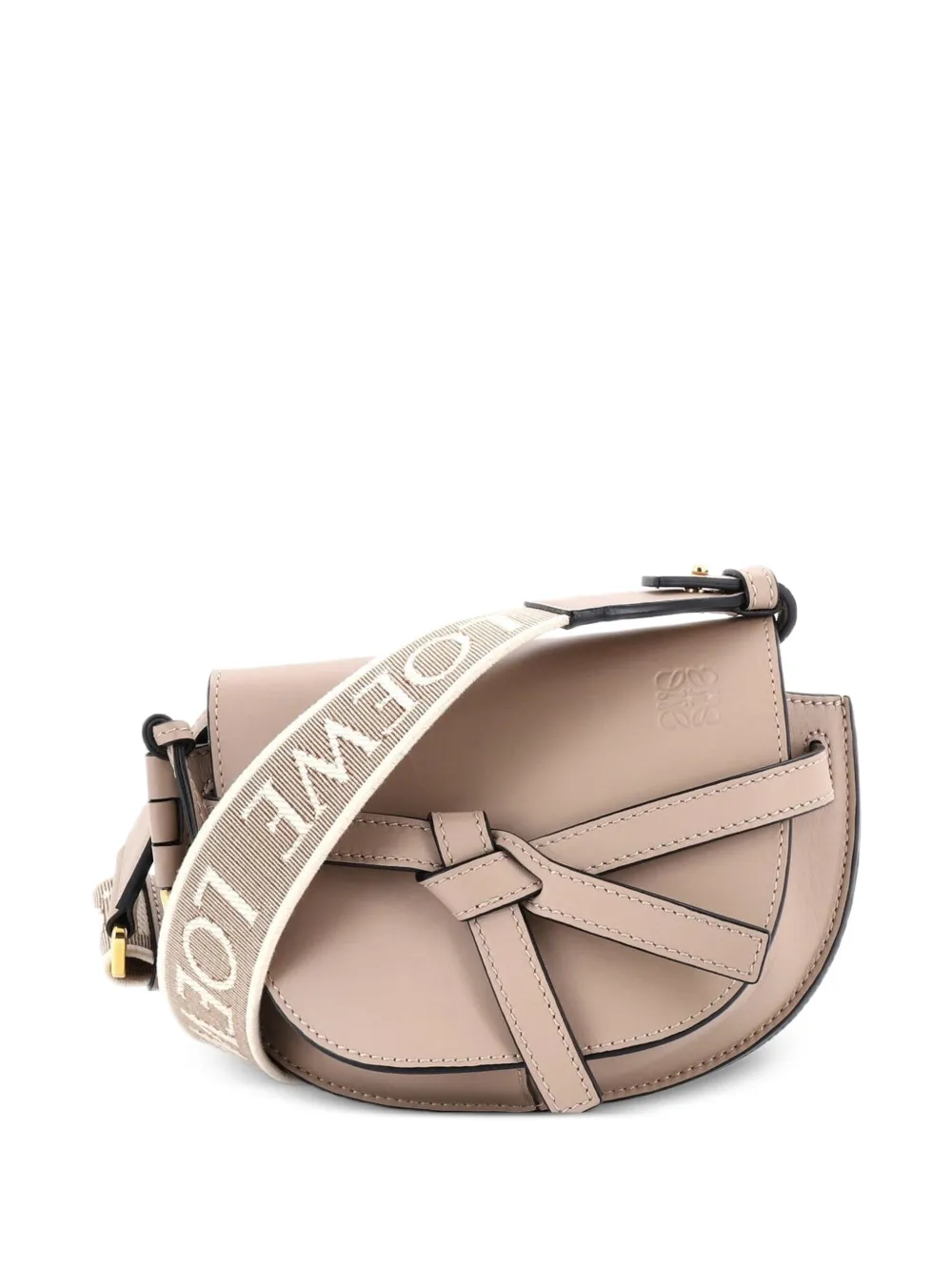 Loewe Pre-Owned Gate Dual Shoulder Bag Leather Mini crossbody bag - Toni neutri