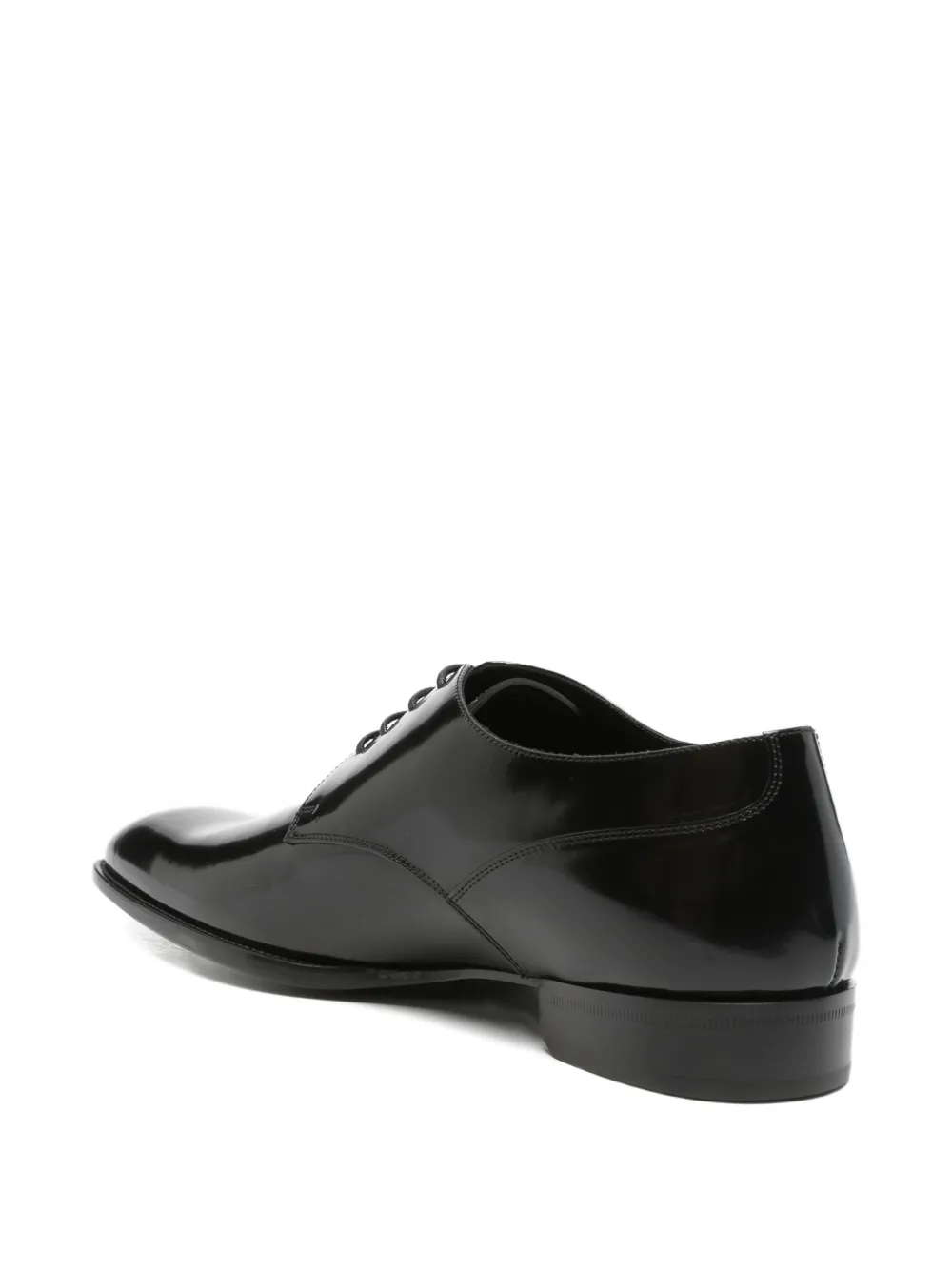 Saint Laurent Derby lakleren schoenen Zwart