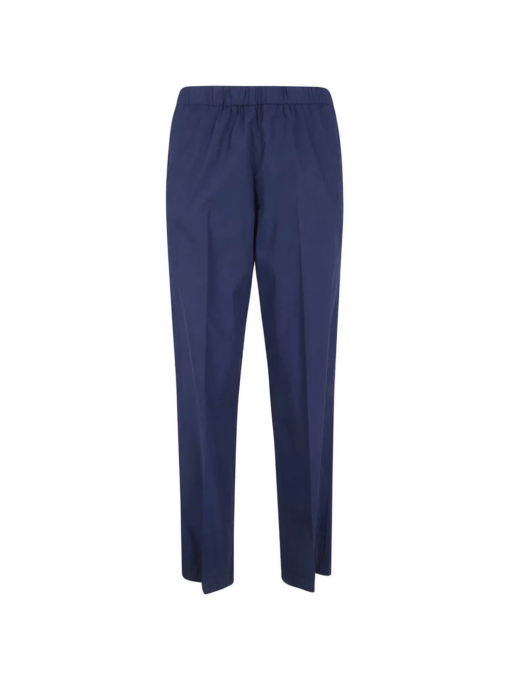 Kiltie elasticated-waist pressed-crease trousers - Blu