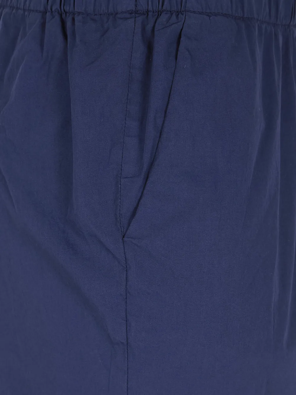 Kiltie Pantalon met plooien en elastische taille Blauw