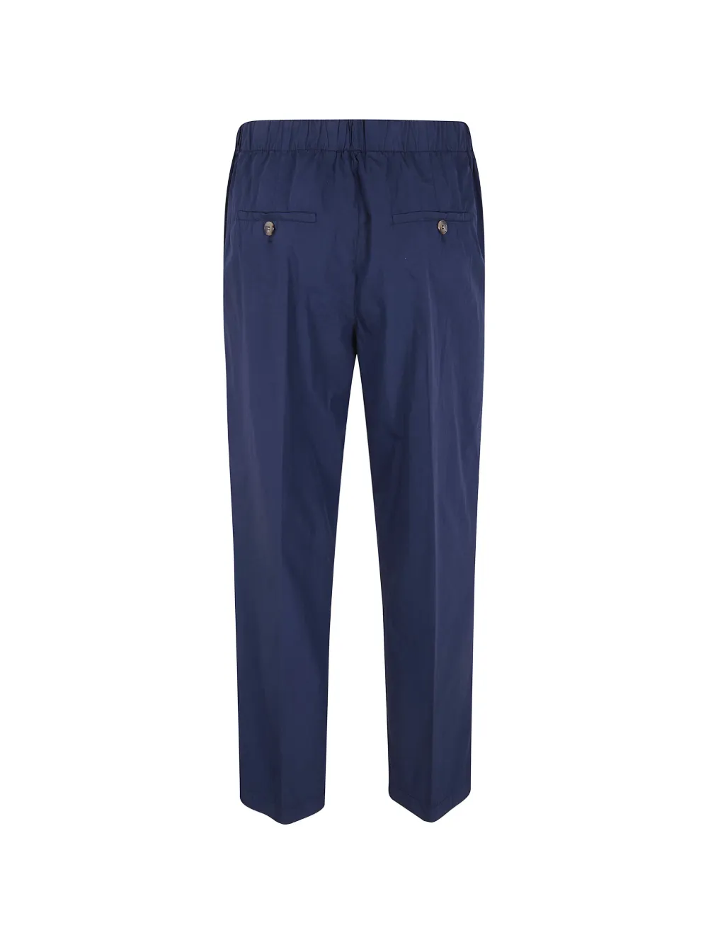 Kiltie Pantalon met plooien en elastische taille Blauw
