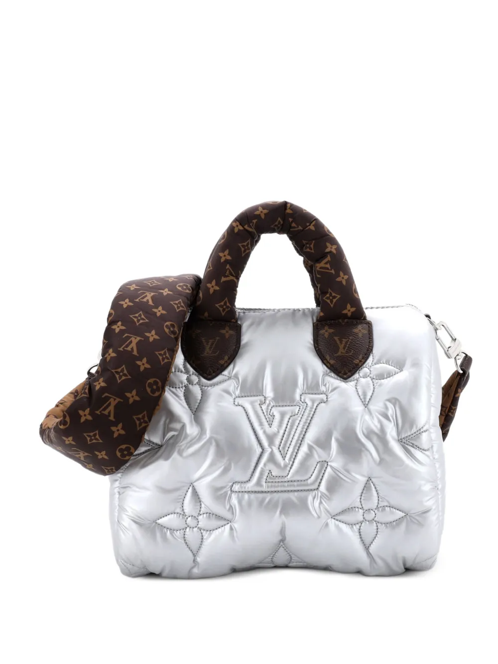 Louis Vuitton Pre-Owned Speedy Bandouliere Bag Monogram Quilted Econyl Nylon 25 shoulder bag - Silver