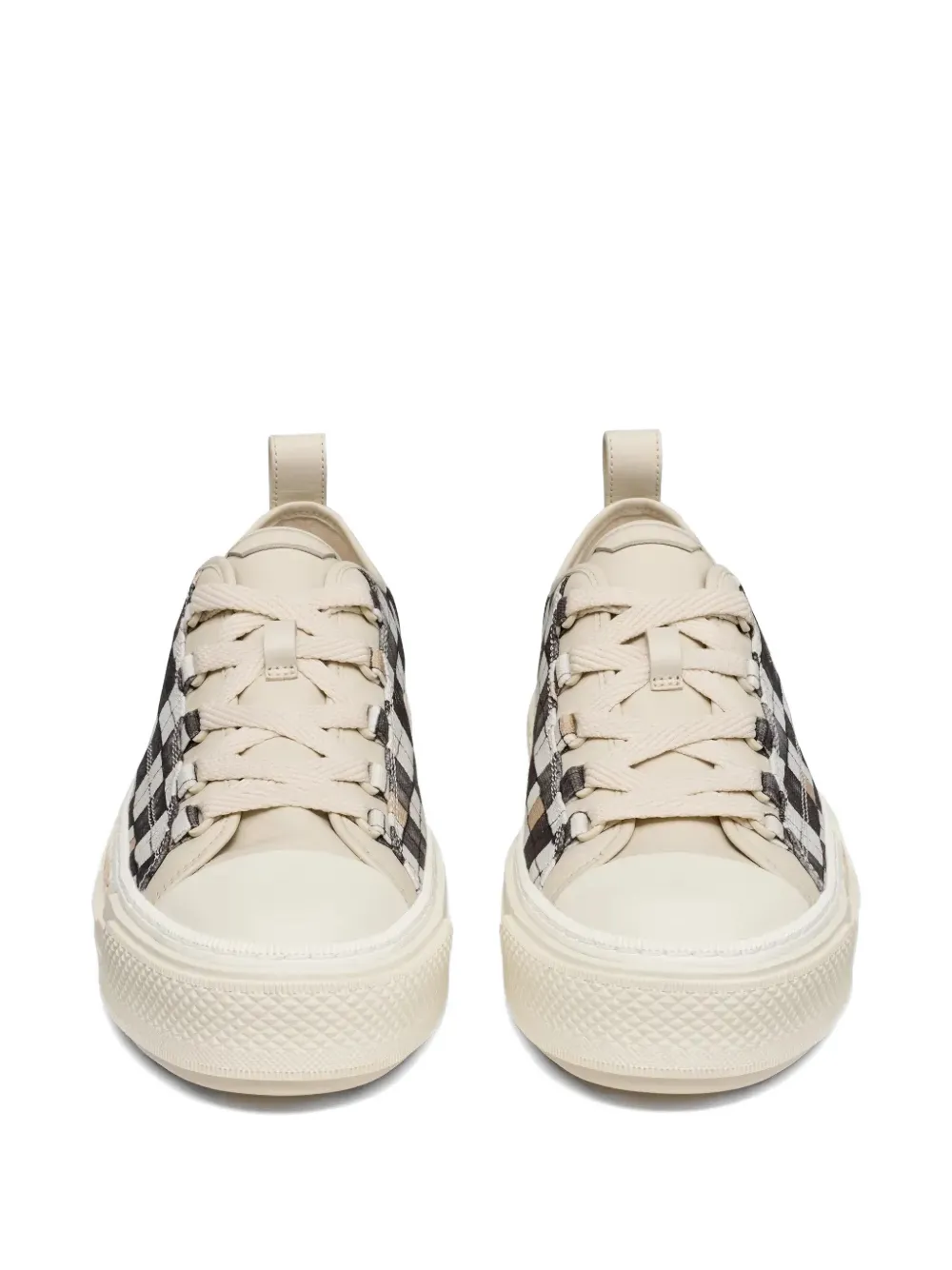 AMIRI check sneakers Beige