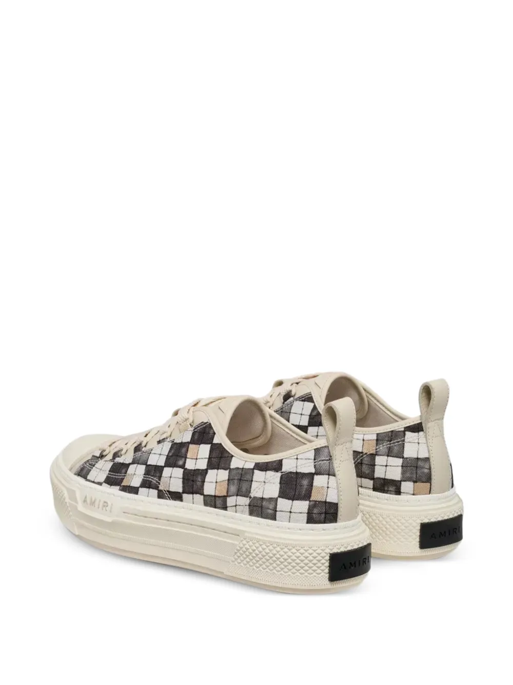 AMIRI check sneakers Beige