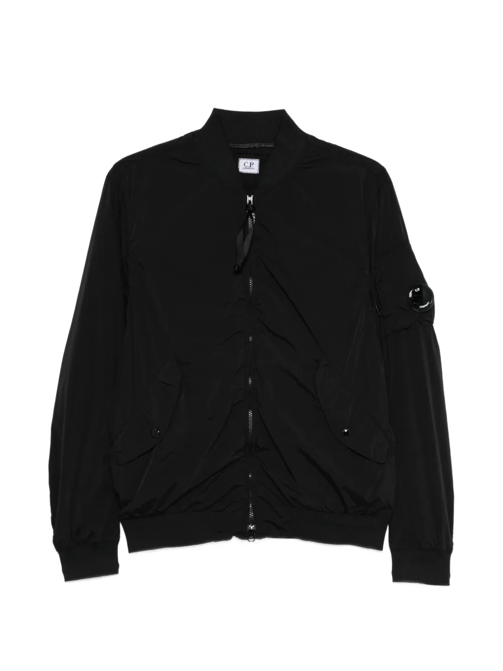 C.P. Company lens-detail bomber jacket - Nero