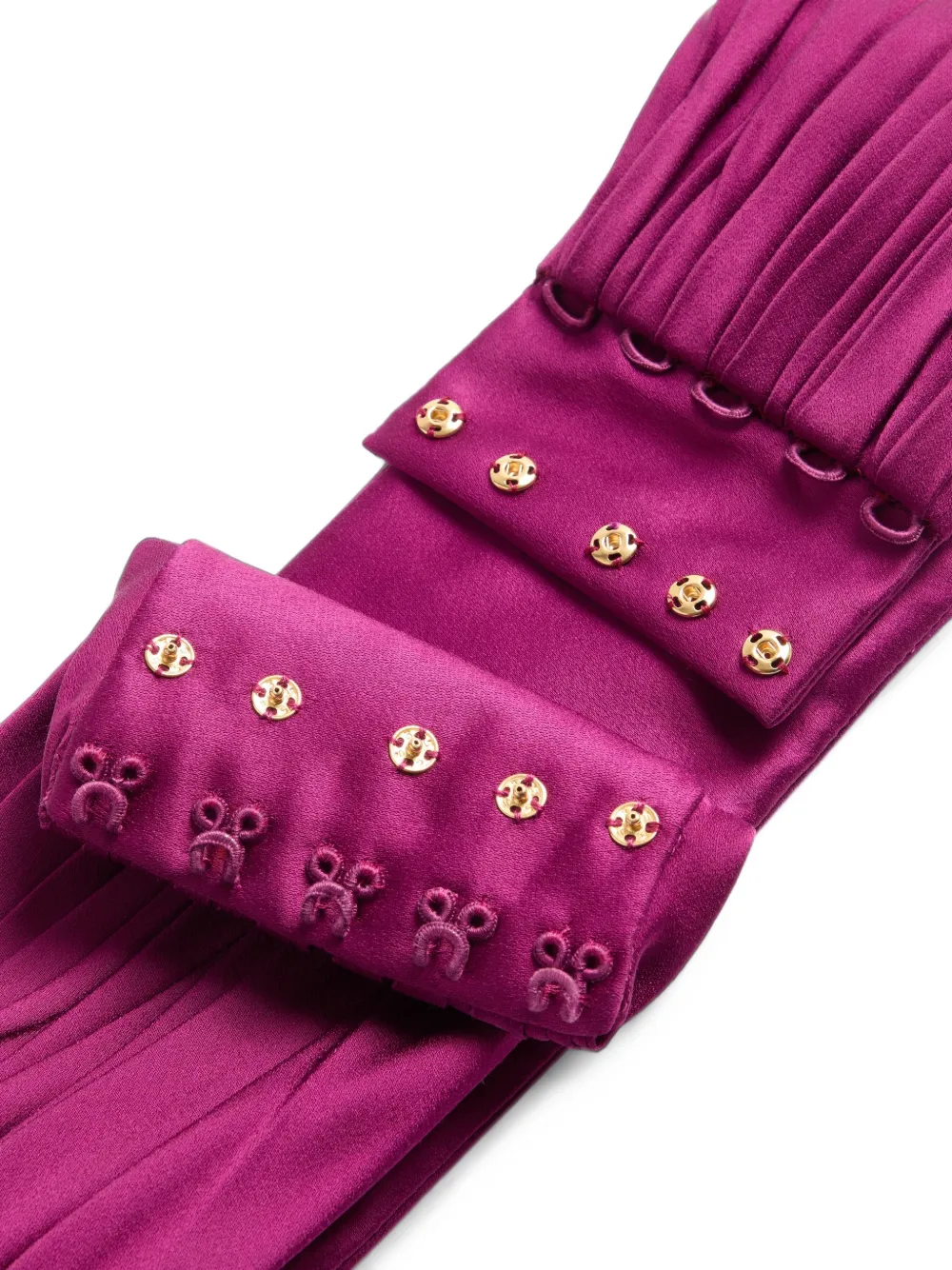 Valentino Garavani Satijnen riem Roze