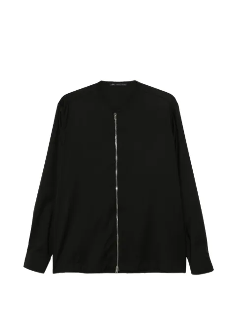 Low Brand zip-up V-neck shirt