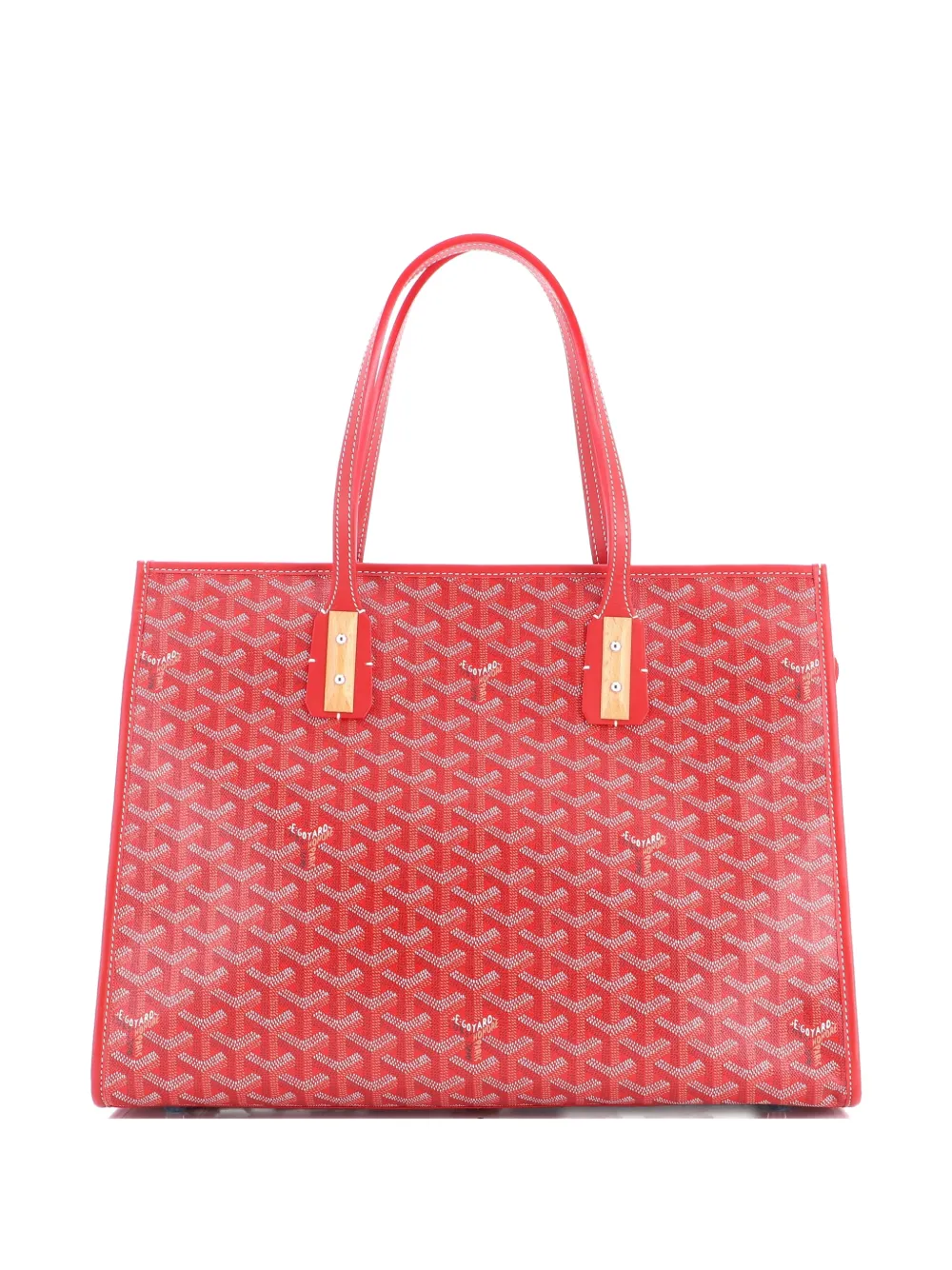 Goyard Pre-Owned Marquises Bag Coated Canvas tote bag - Rosso