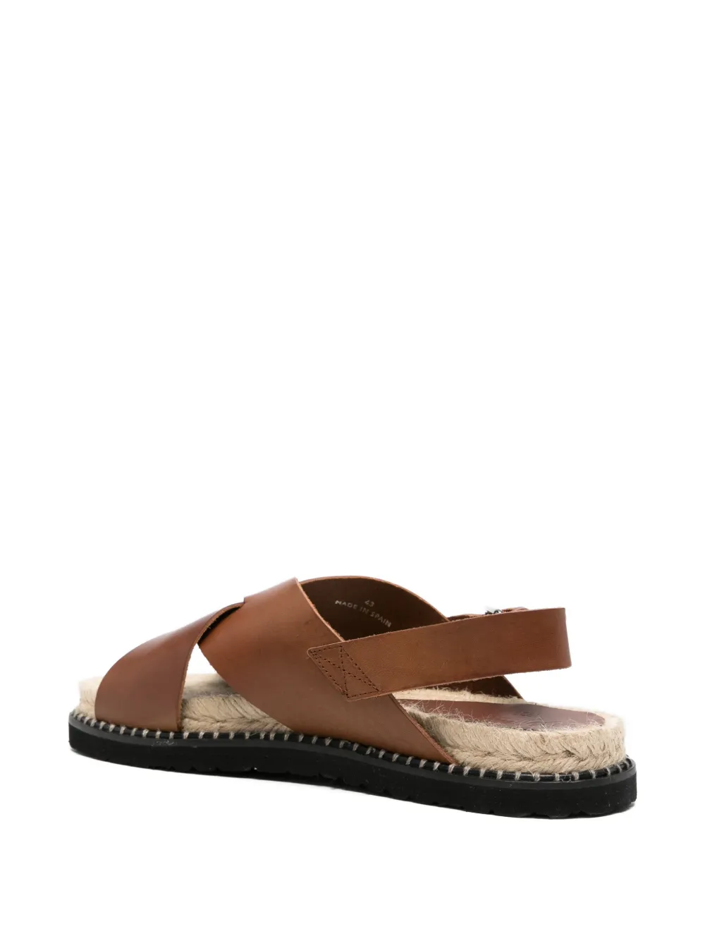 Castañer Tiago 261 crossover leather sandals Bruin
