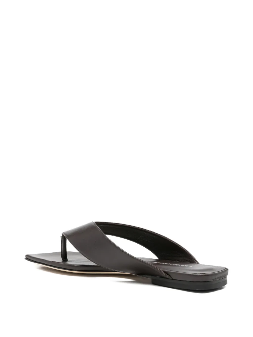 Lorena Antoniazzi square-toe flat sandals Bruin