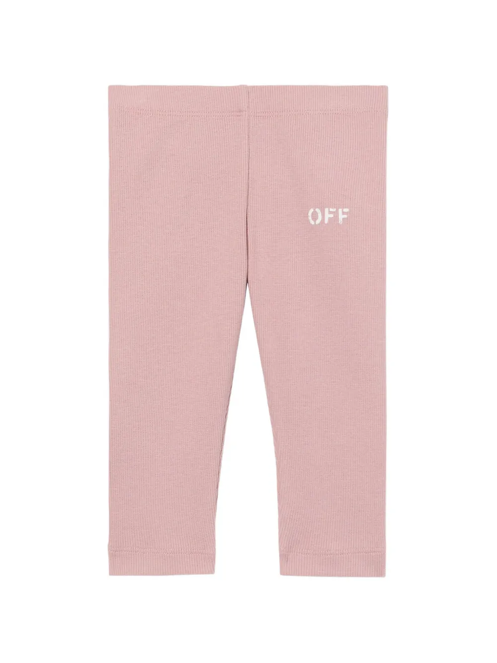 Off-White Kids Off Stamp leggings - Rosa