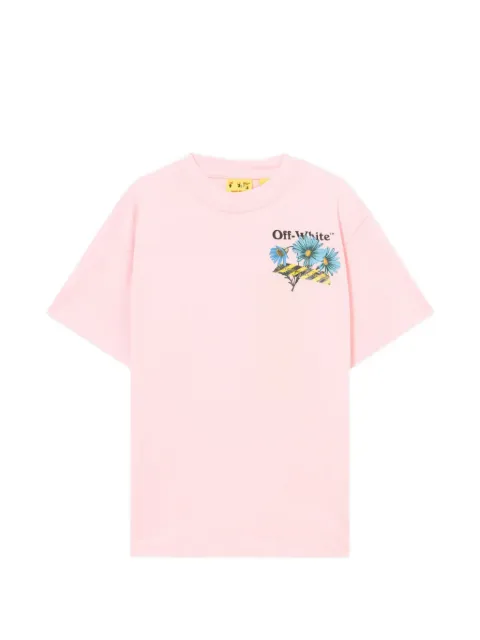 Off-White Kids playera Daisy Tape