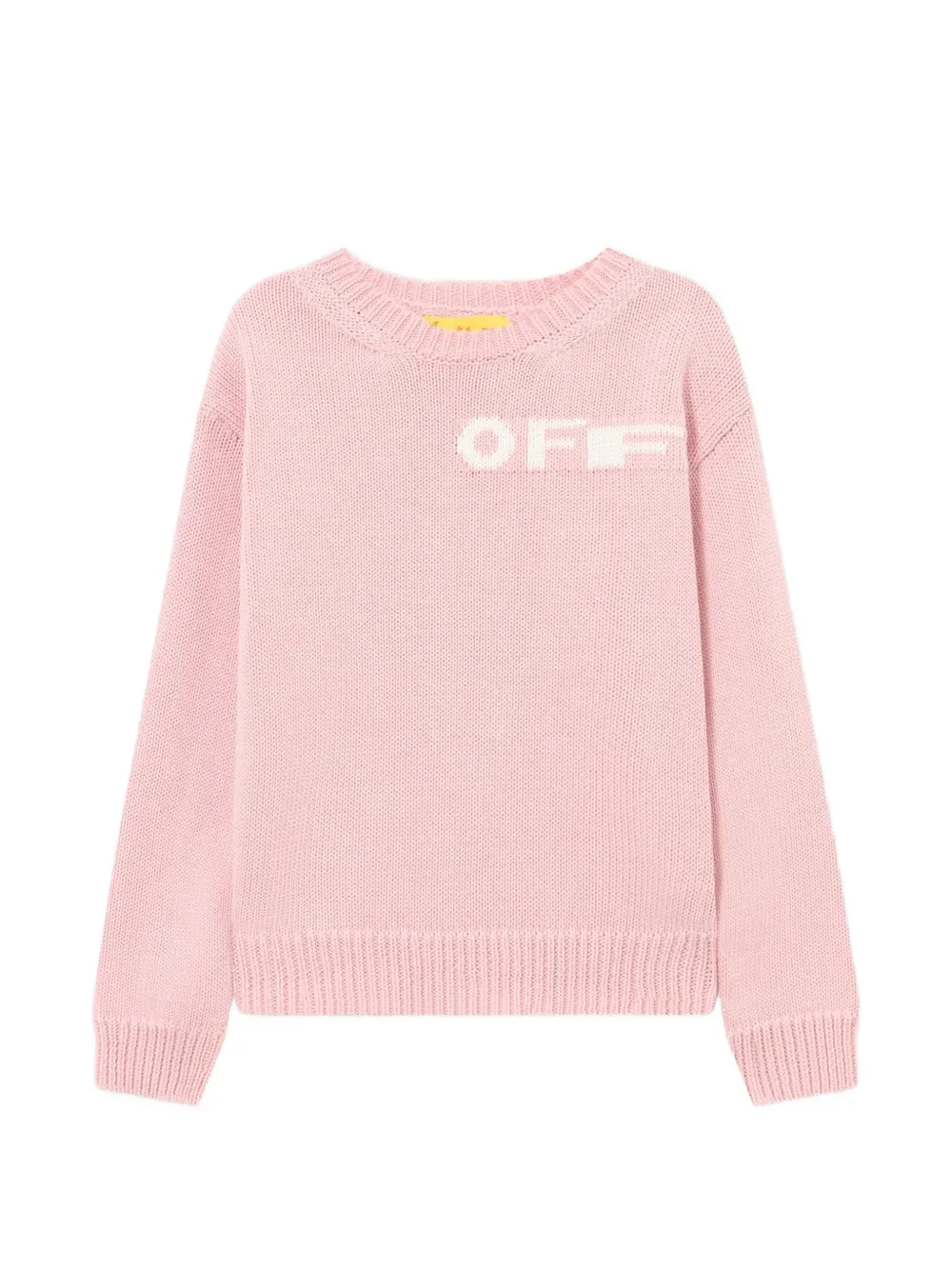 Off-White Kids crew-neck sweater - Pink