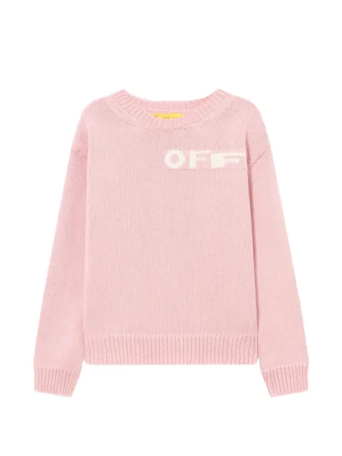 Off-White Kids crew-neck sweater
