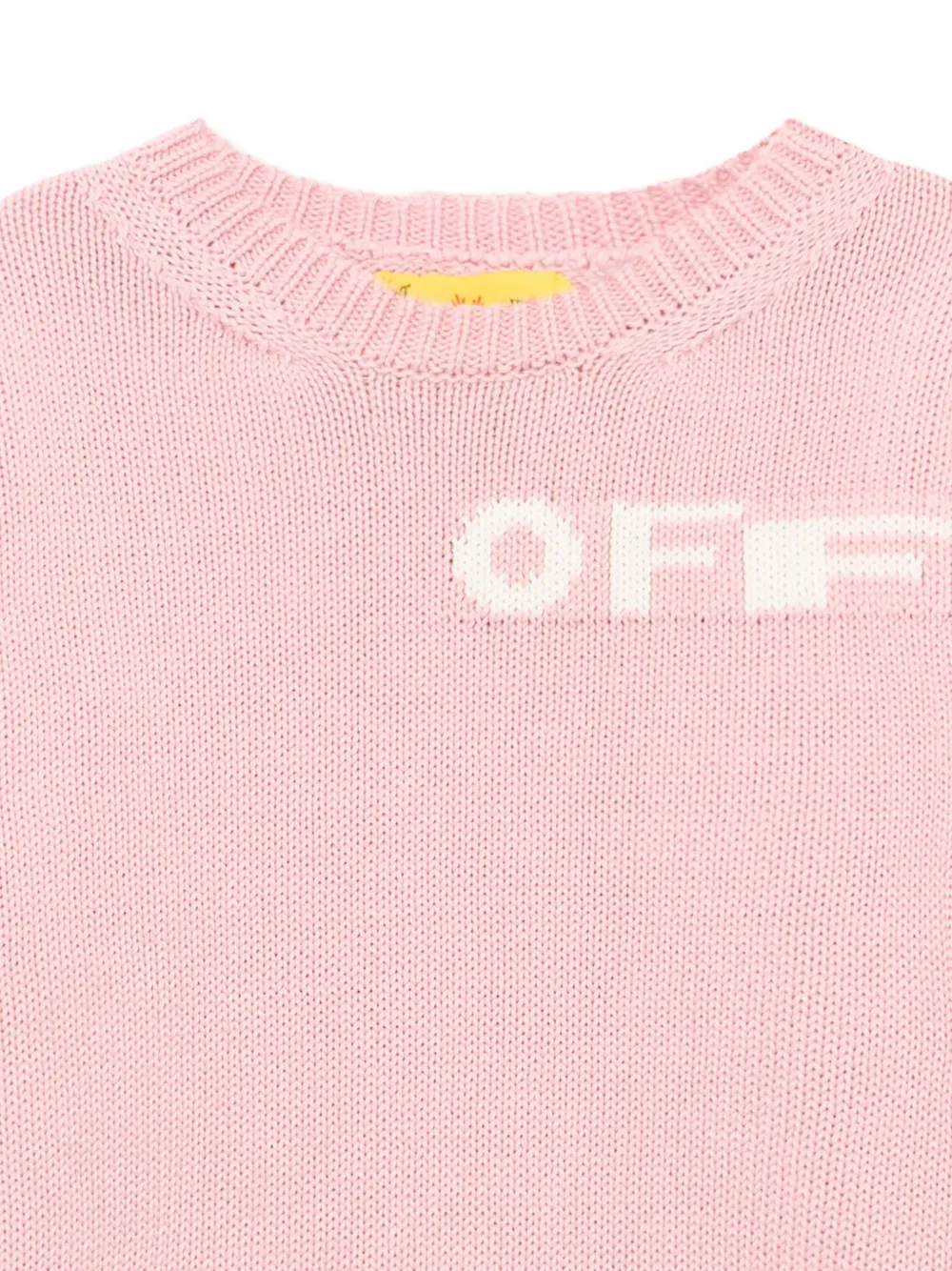 Off-White Kids Trui met ronde hals Roze