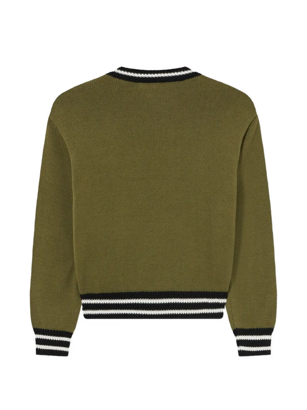 Off-White Kids Sweater met geborduurd logo Groen