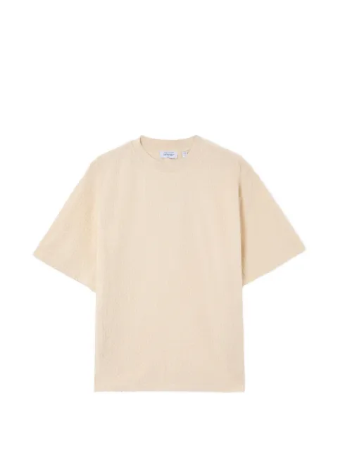 Off-White logo-pattern terrycloth T-shirt