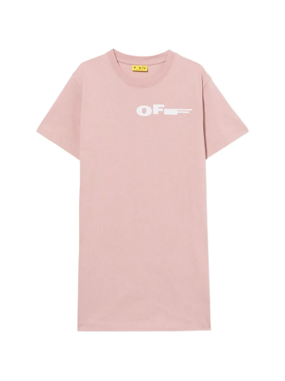Off-White Kids logo-printT-shirt dress - Rosa