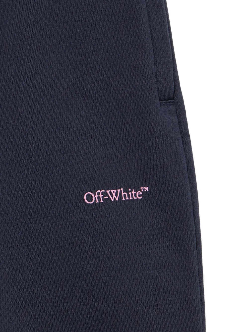 Off-White Kids Diag Splat trainingsbroek met wijde pijpen Blauw