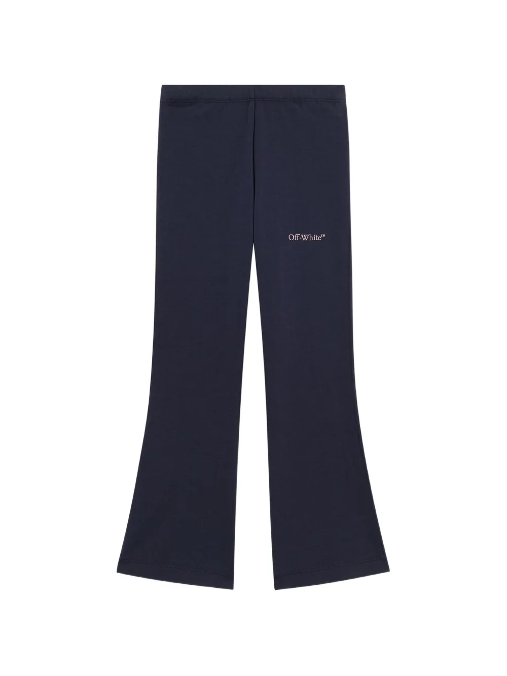 Off-White Kids flared leggings - Blu