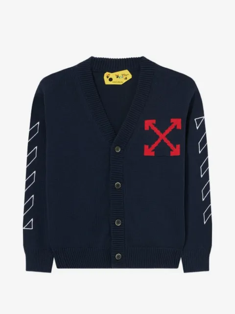 Off-White Kids Arrow Diag cardigan