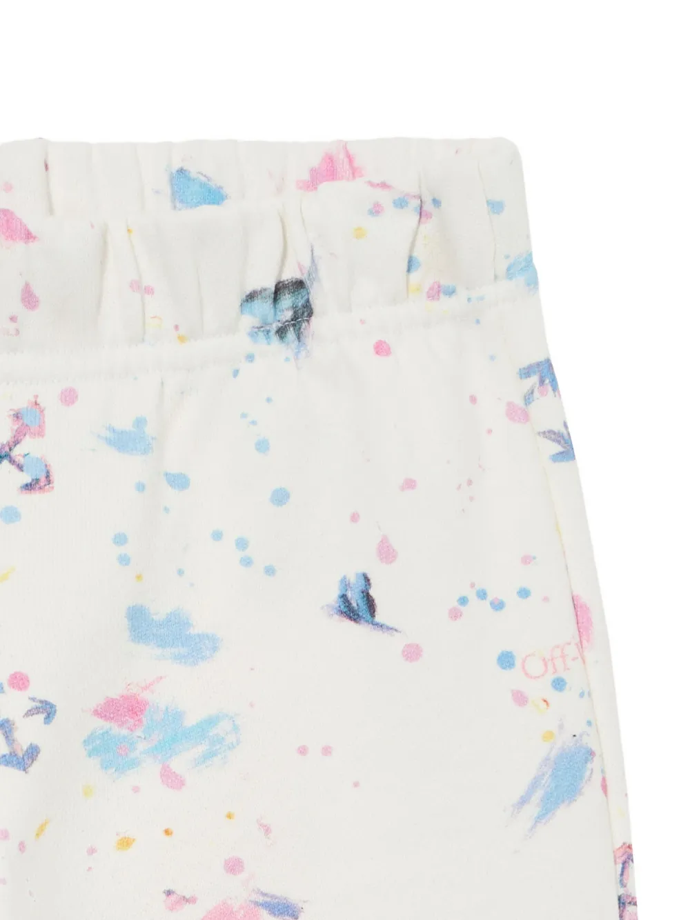 Off-White Kids Arrow gespleten trainingsbroek Wit