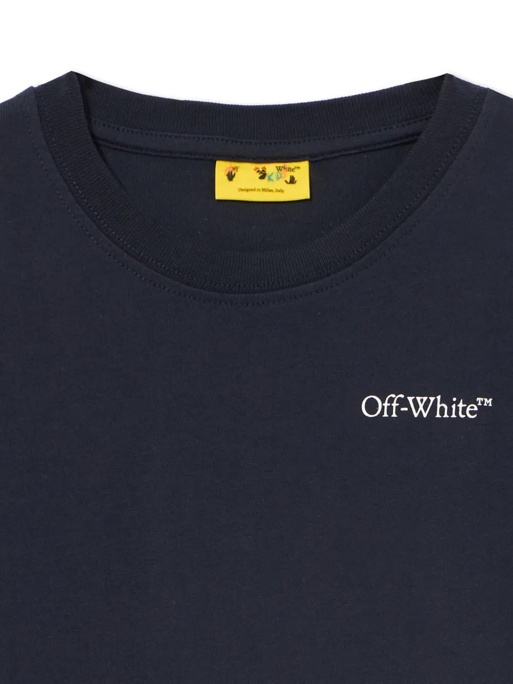 Off-White Kids T-shirt met pijlprint Blauw