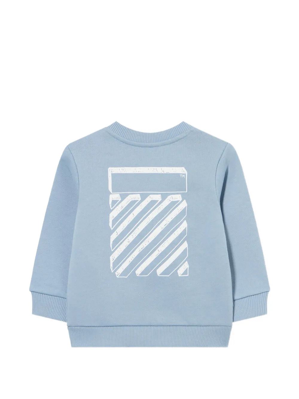  Off-white Kids Sudadera Scribble - Azul 