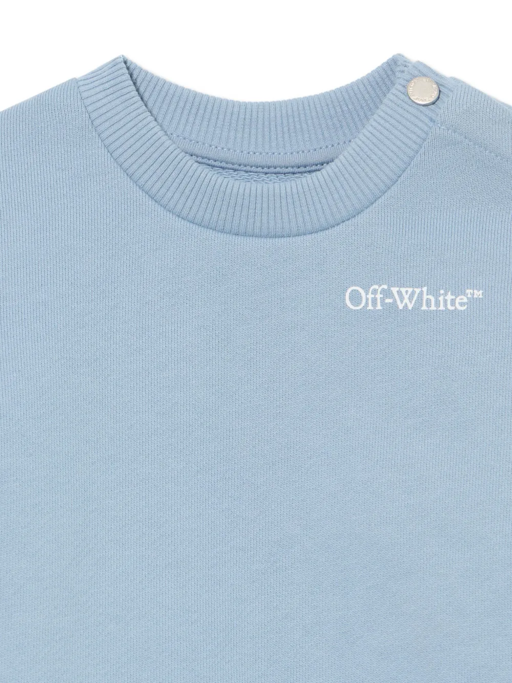  Off-white Kids Sudadera Scribble - Azul 