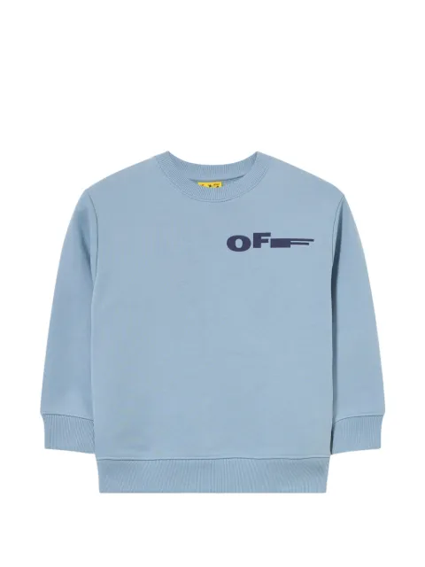 Off-White Kids 로고 프린트 스웨트셔츠