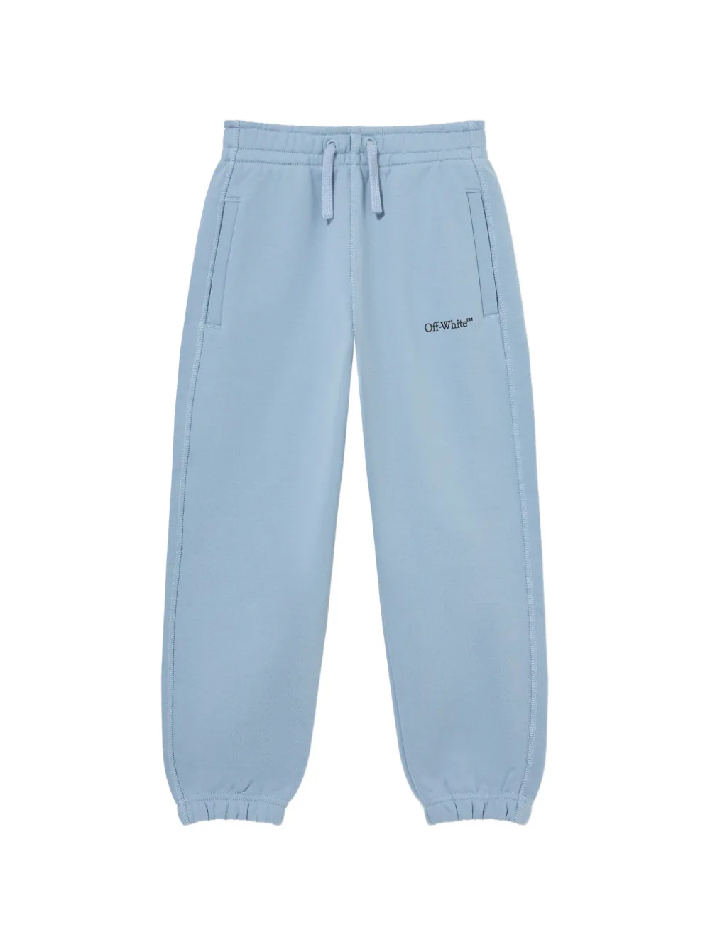 Off-White Kids drawstring-waist track pants - Blu