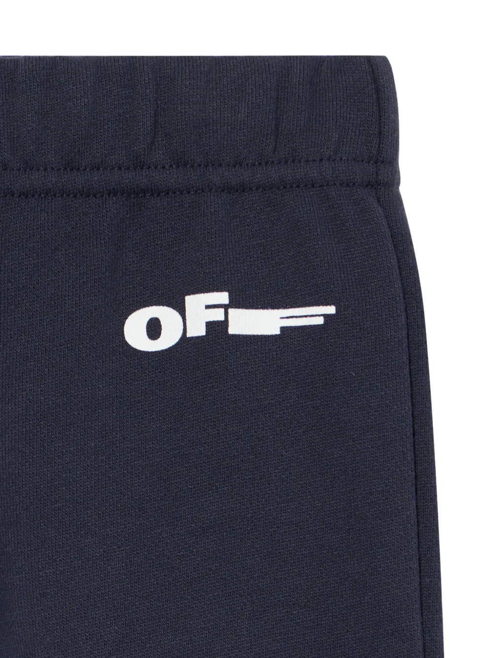 Off-White Kids Trainingsbroek met logoprint Blauw