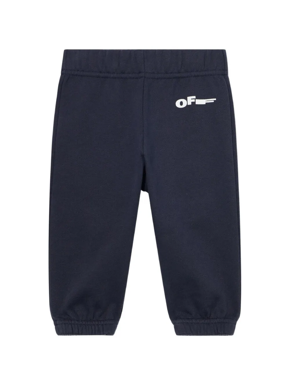 Off-White Kids logo-print track pants - Blu