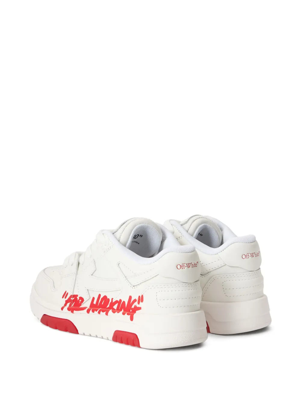 Off-White Kids Out Of Office "For Walking" sneakers Wit