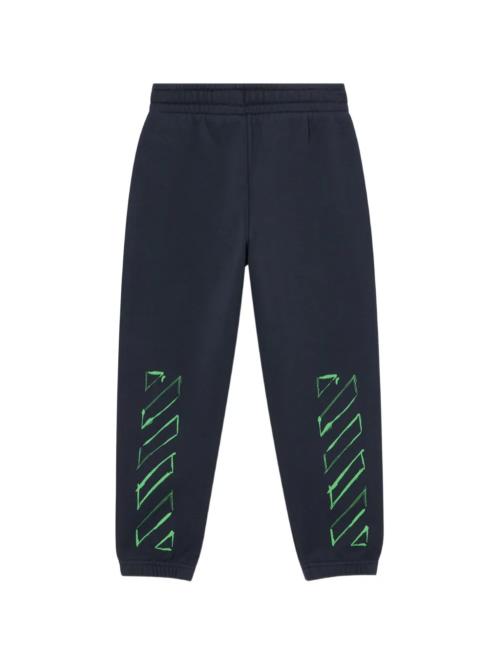 Off-White Kids Trainingsbroek met logoprint Blauw