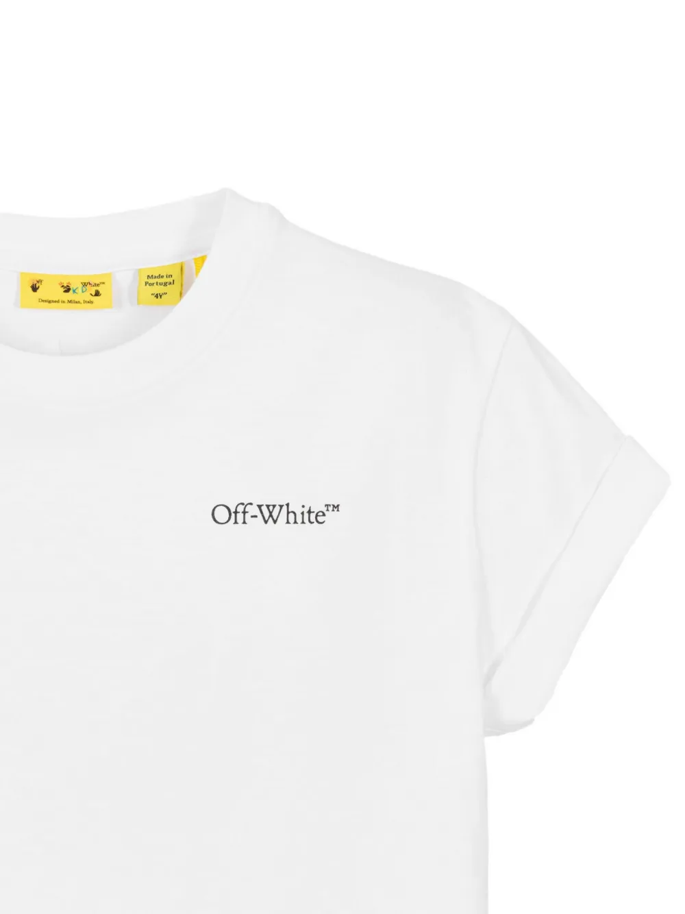 Off-White Kids T-shirt met pijlprint Wit
