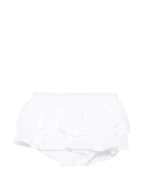 Douuod Kids ruffled tiered cotton skirt