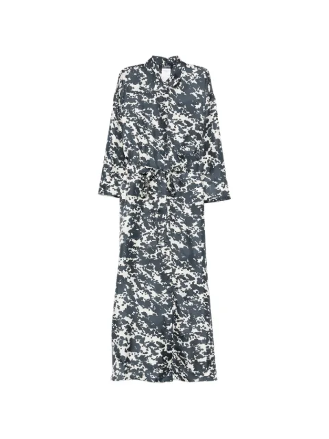 'S Max Mara Leva abstract-print tied-waist maxi dress