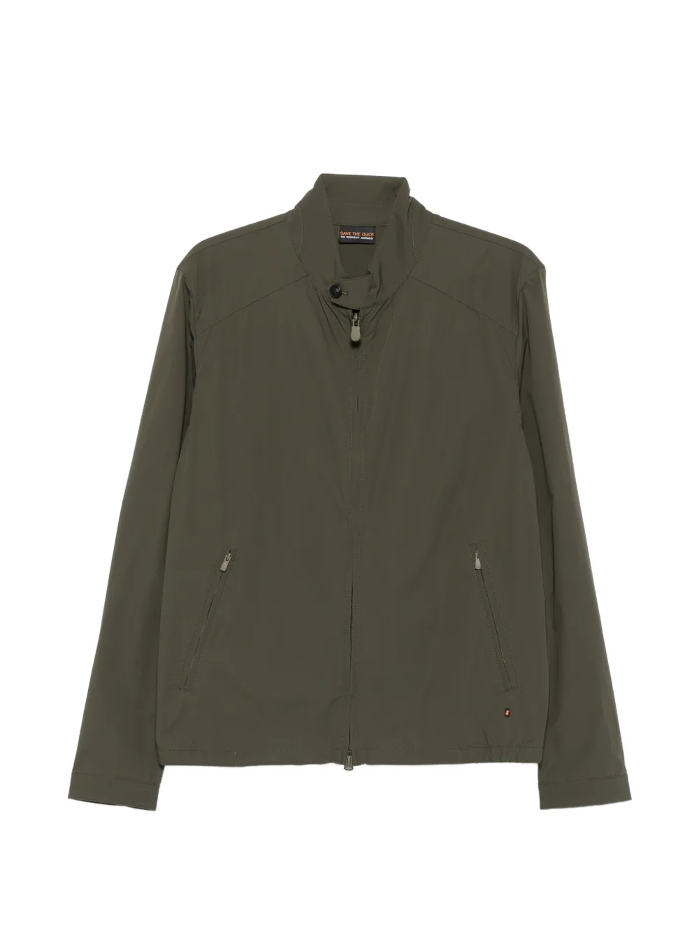 Save The Duck Aspen zip-up high-neck jacket - Verde