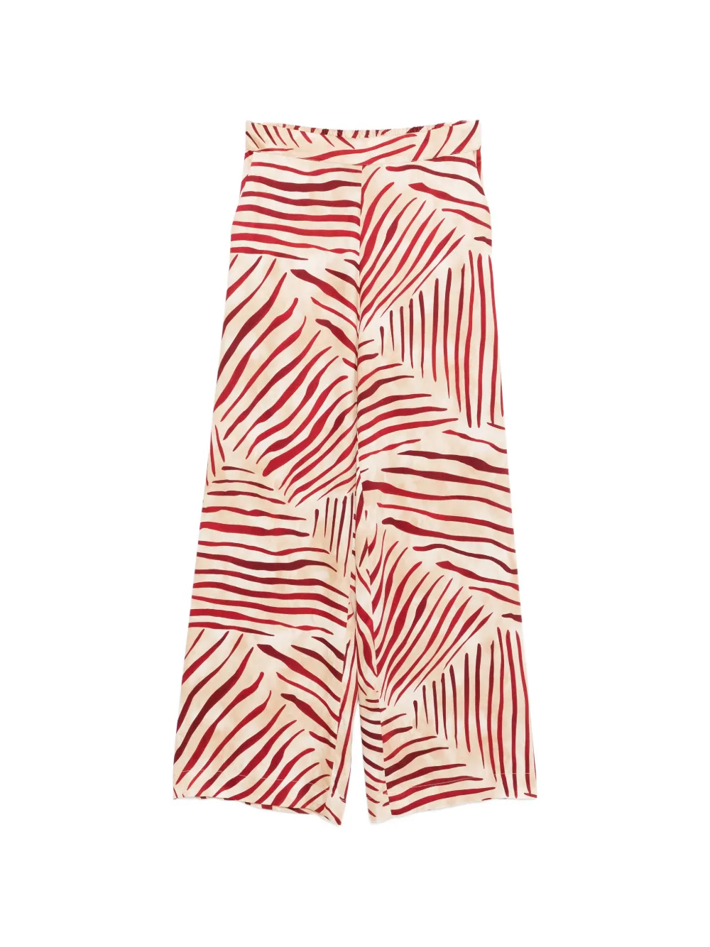 Clips abstract-print palazzo pants - Toni neutri