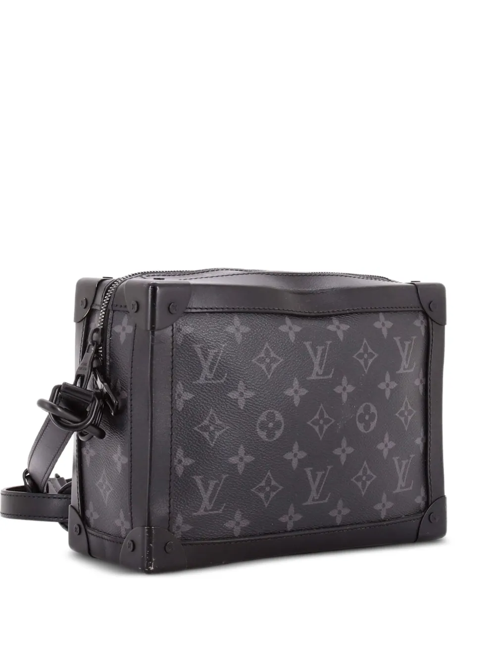 Louis Vuitton Pre-Owned Soft Trunk Bag Monogram Eclipse Canvas shoulder bag - Nero