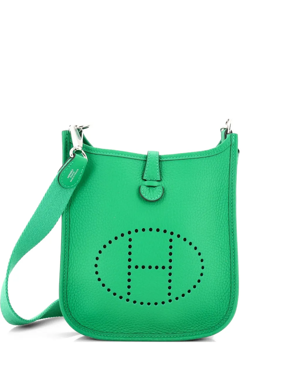 Hermès Pre-Owned Evelyne Bag Gen III Clemence TPM crossbody bag - Verde